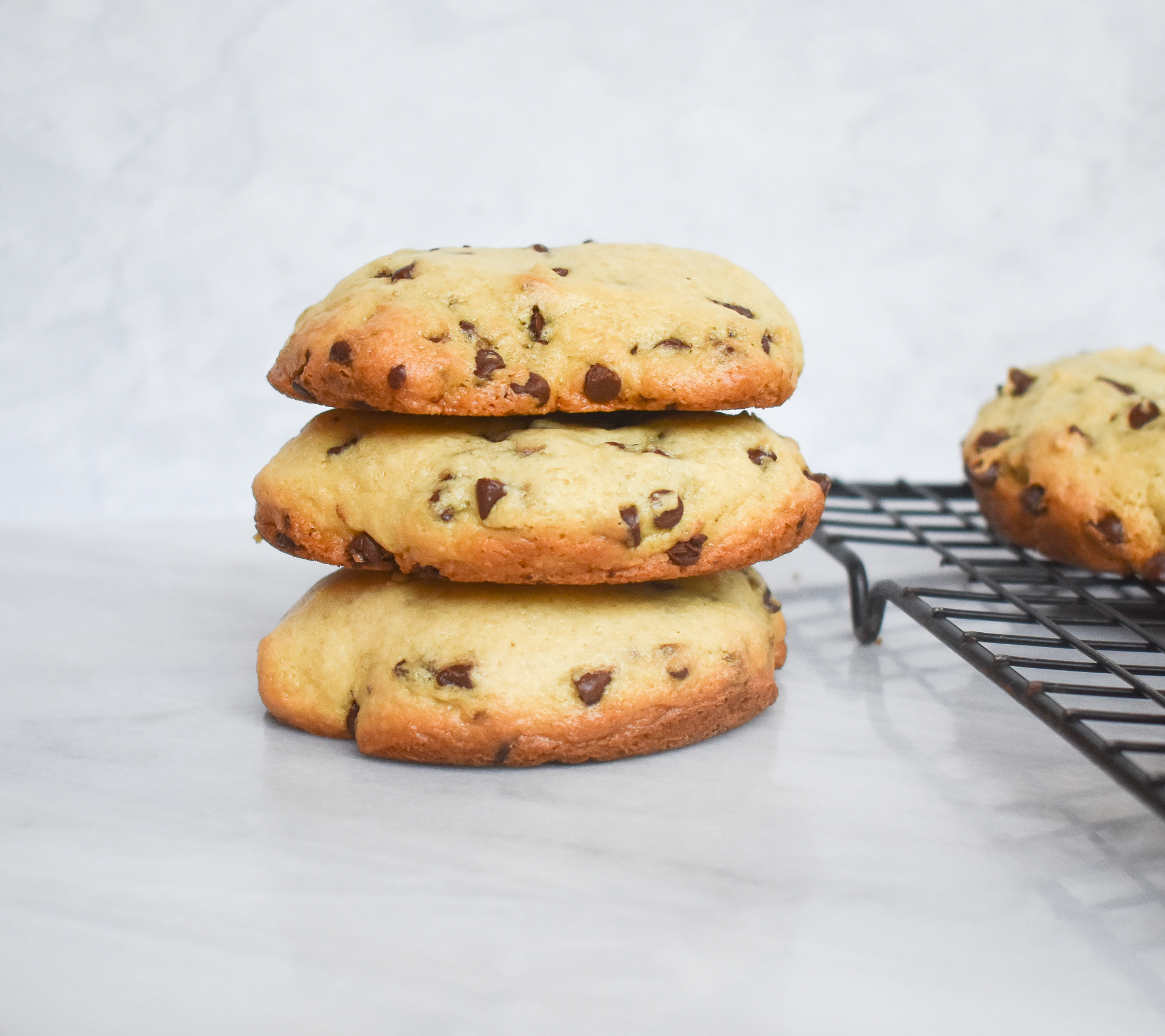 Low-FODMAP 'Copycat' Panera Chocolate Chip Muffies (Muffin Tops);  Gluten-free, Dairy-free