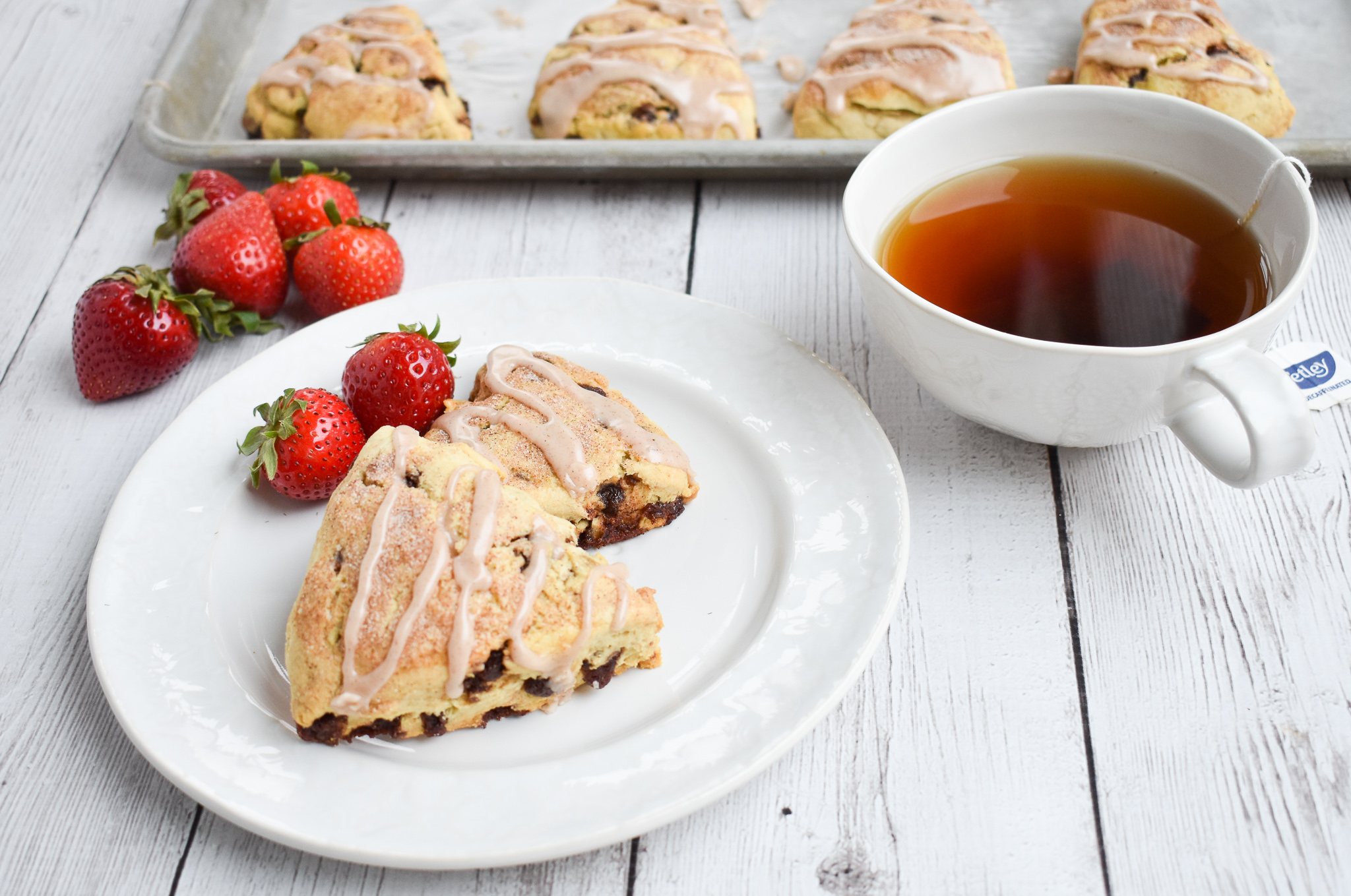 Easy Cinnamon Chip Scones Recipe (Copycat Panera) • The Fresh Cooky