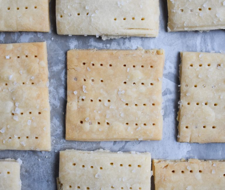 LowFODMAP Homemade Butter Crackers with Sea Salt; Glutenfree Dr