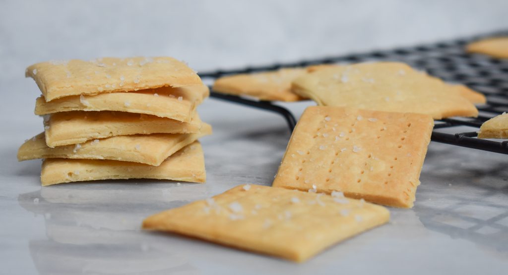 LowFODMAP Homemade Butter Crackers with Sea Salt; Glutenfree Dr