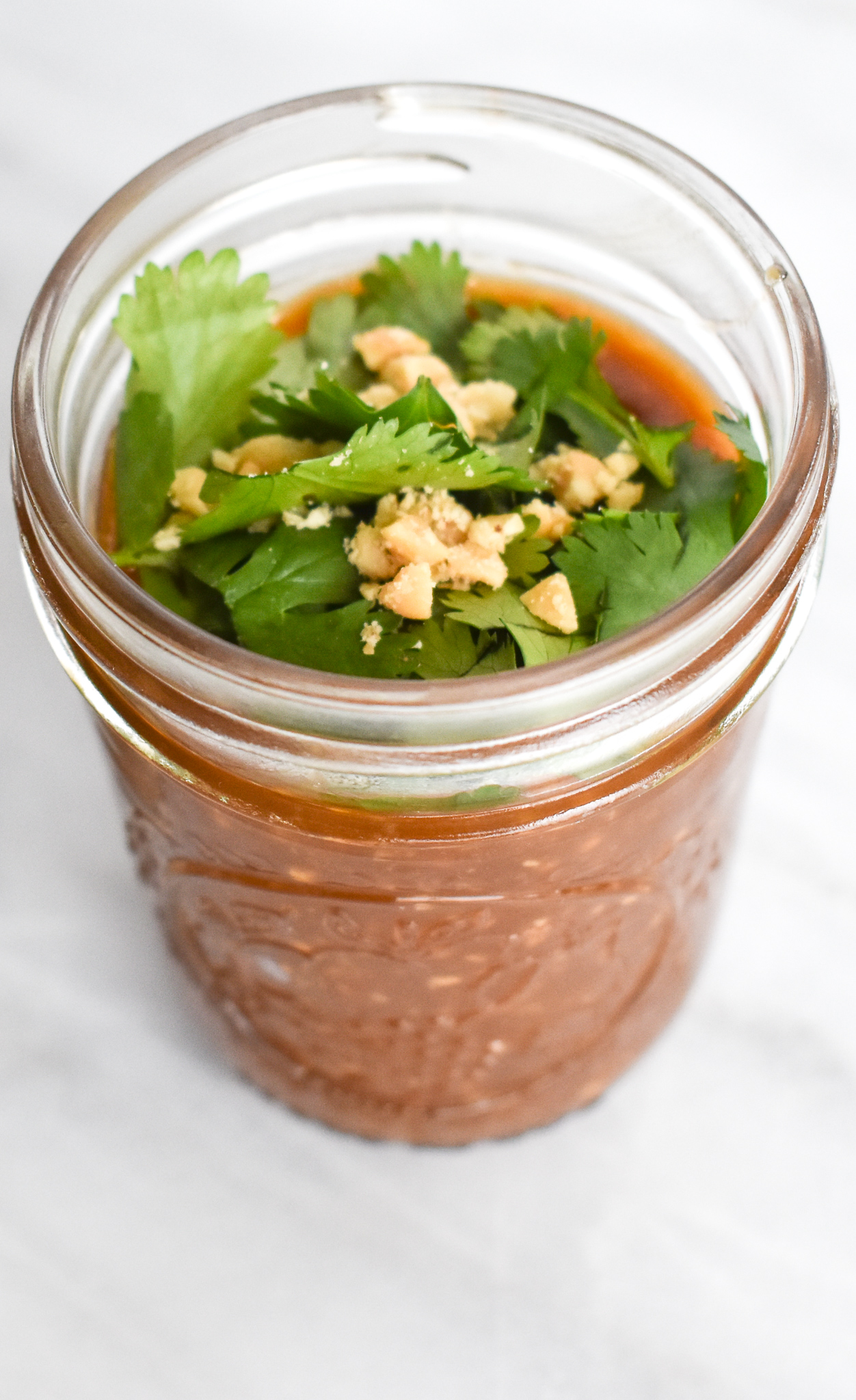 Mason Jar Peanut Salad - Nourished by Nic