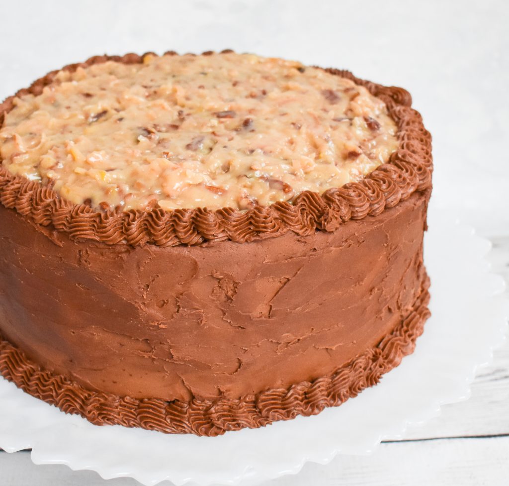 The BEST LowFODMAP German Chocolate Cake Recipe; Gluten