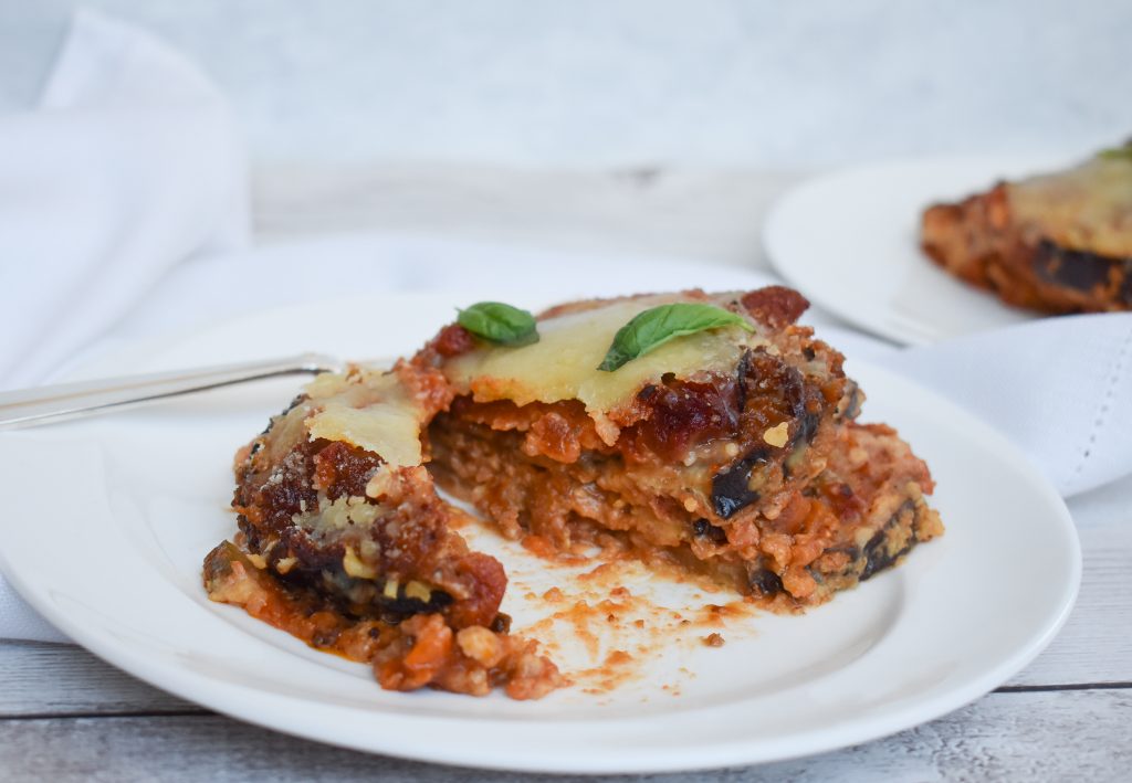 LowFODMAP SlowCooker Eggplant Parmesan; Glutenfree, Vegetarian Dr