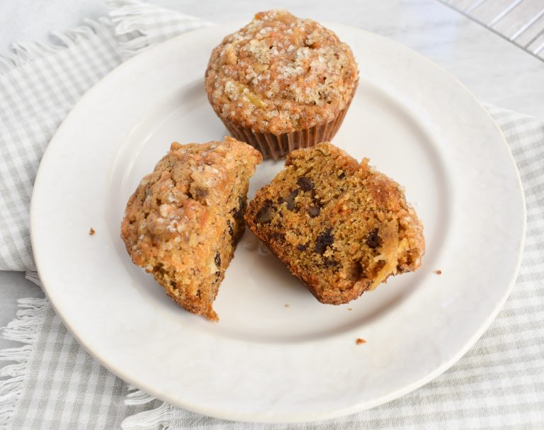 The BEST LowFODMAP Morning Glory Muffin Recipe; Glutenfree, Dairy