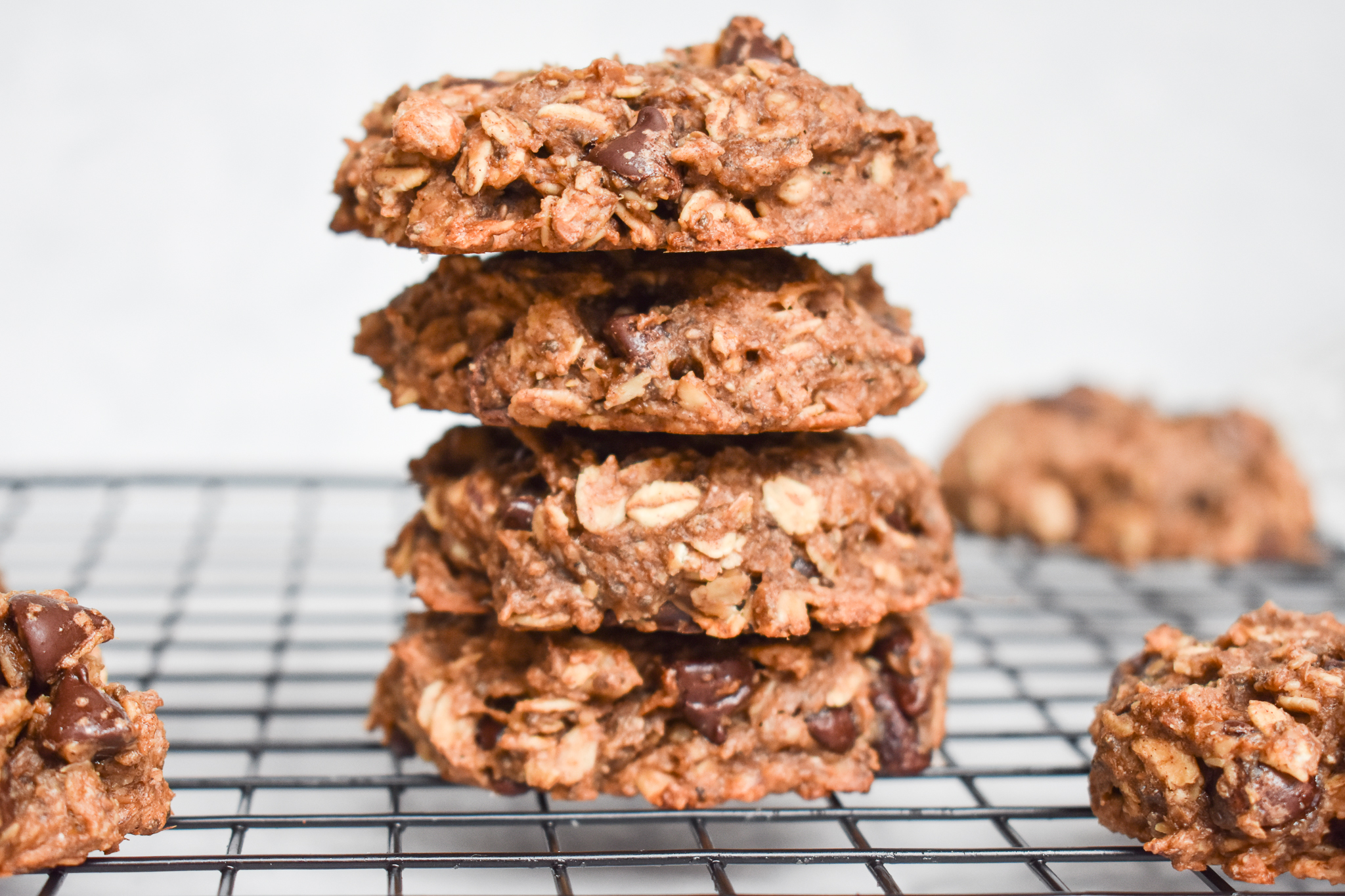 banana bread breakfast cookies