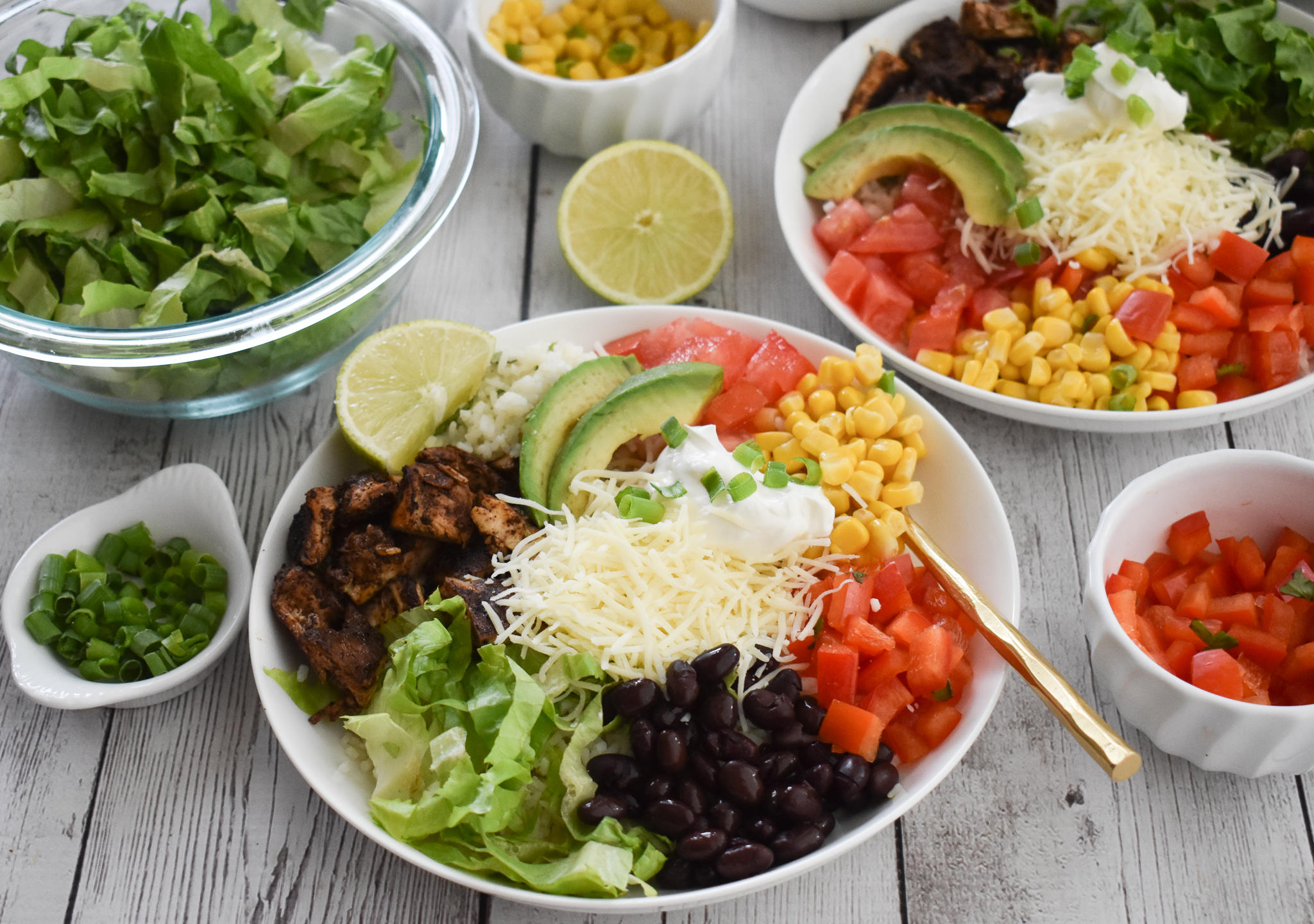 Easy Chicken Burrito Meal Prep Bowls (Gluten Free) - My Food Story