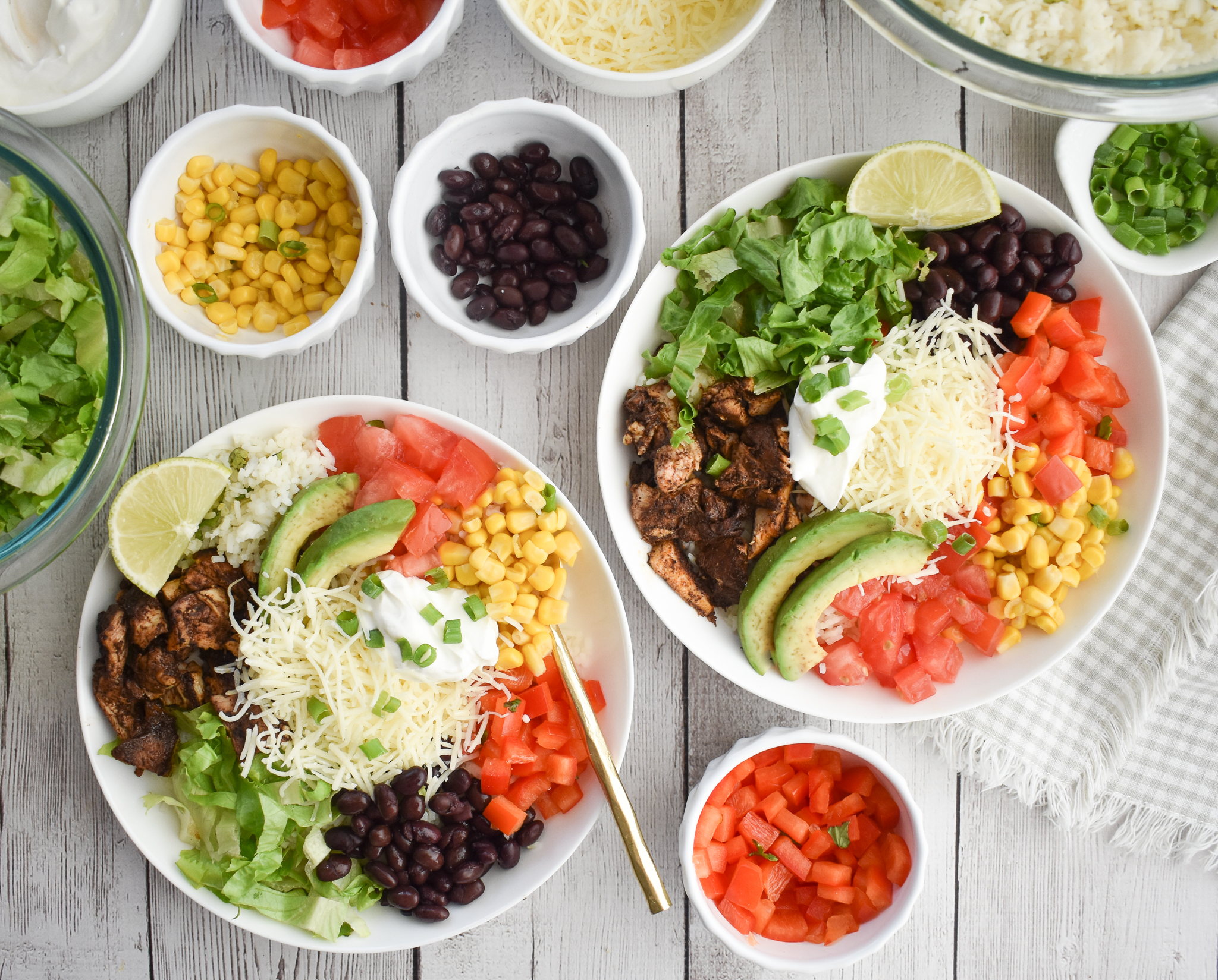 Easy Chicken Burrito Meal Prep Bowls (Gluten Free) - My Food Story