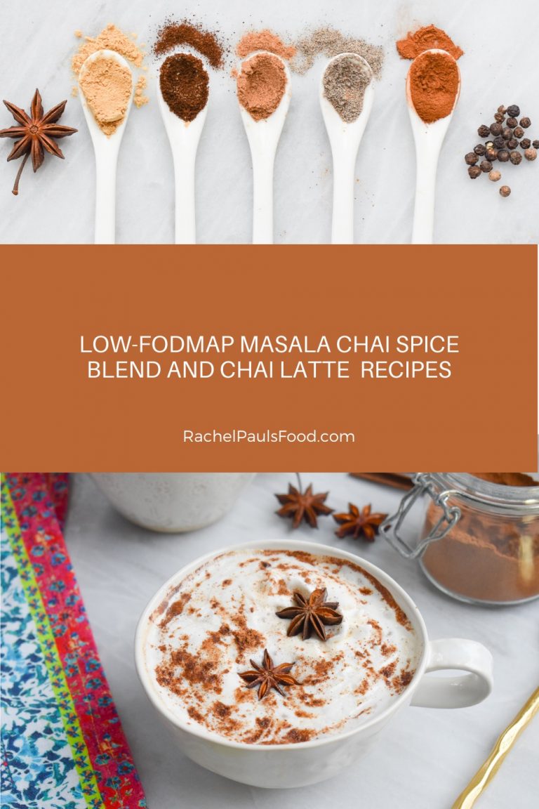 LowFODMAP Masala Chai Spice Blend and Masala Chai Latte Recipes