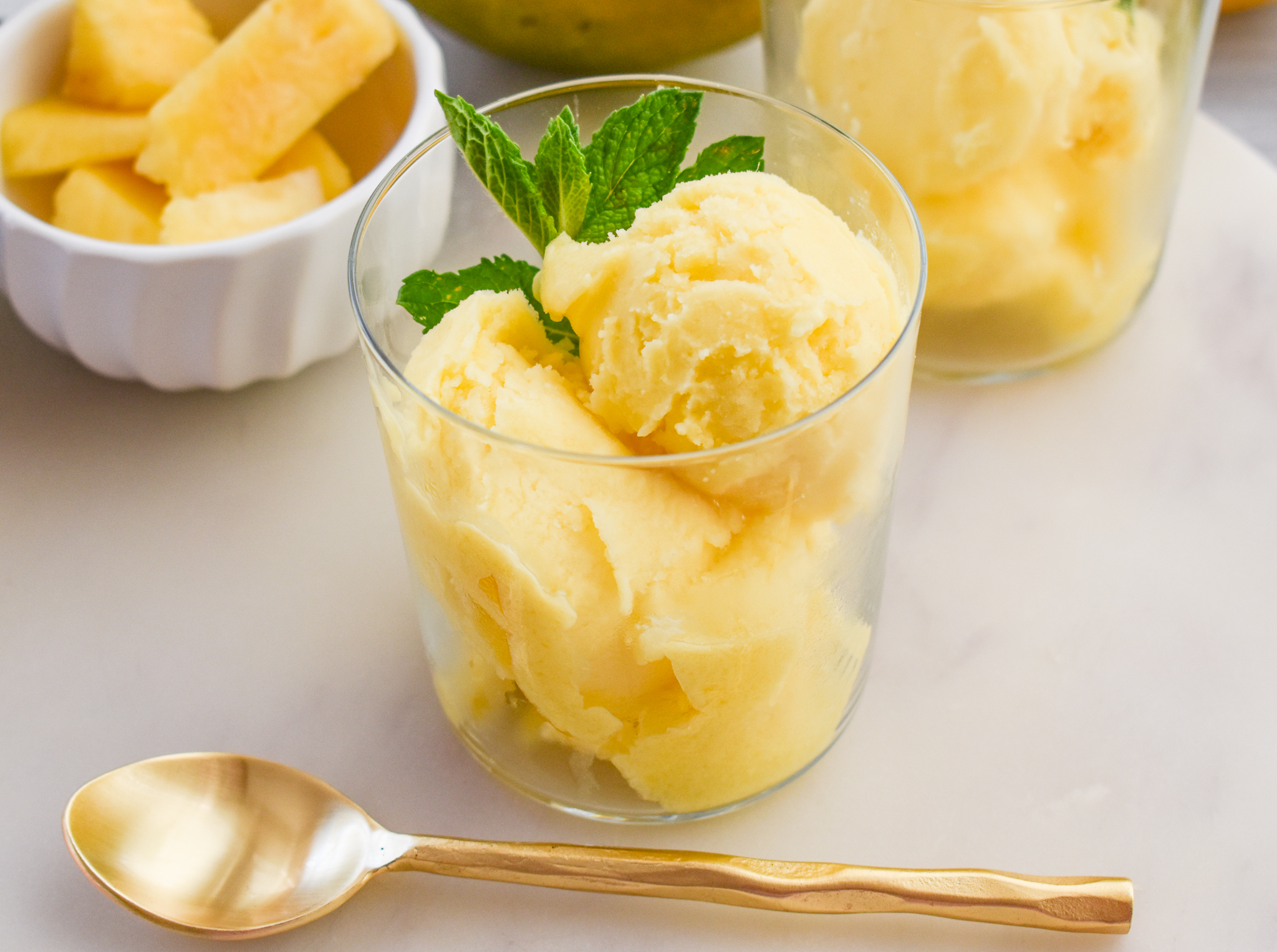 3-Ingredient Mango Sorbet (No-Churn!) - Minimalist Baker Recipes