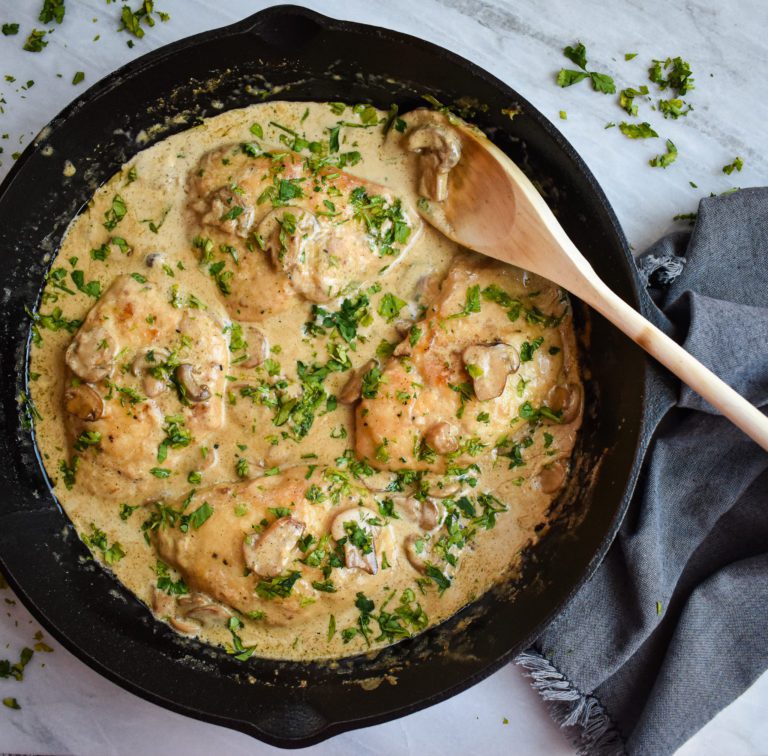 Homemade LowFODMAP 30Minute Chicken Marsala; Glutenfree Dr. Rachel