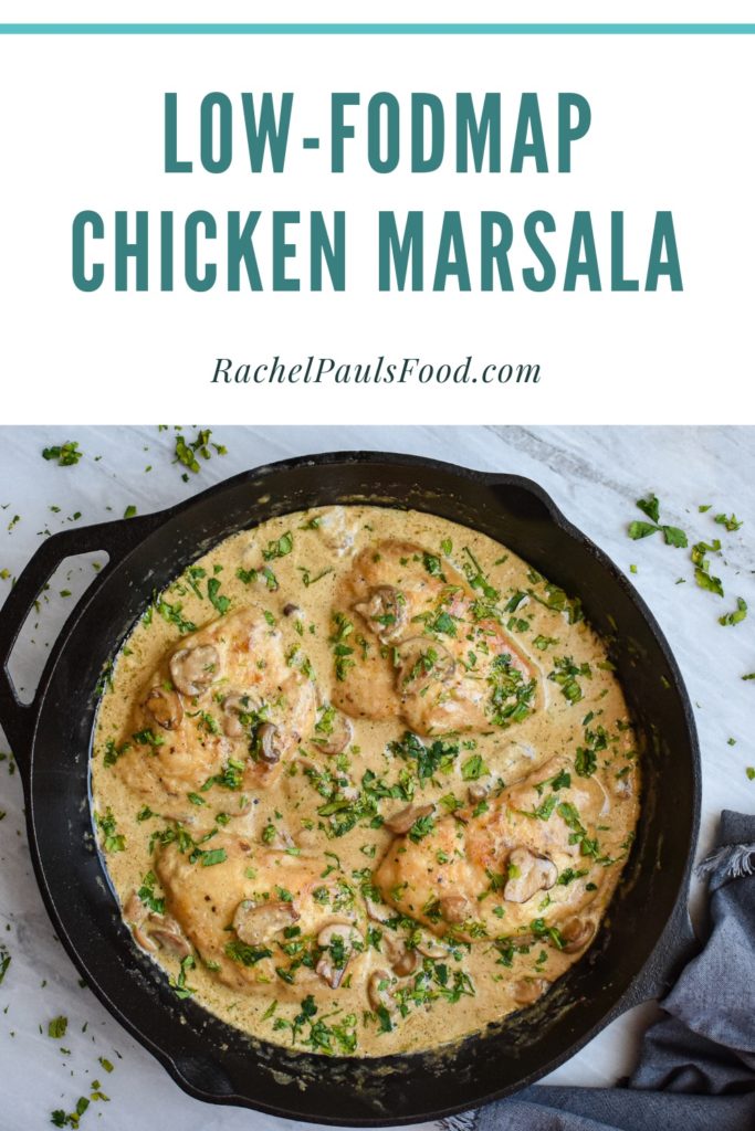 Homemade LowFODMAP 30Minute Chicken Marsala; Glutenfree Dr. Rachel