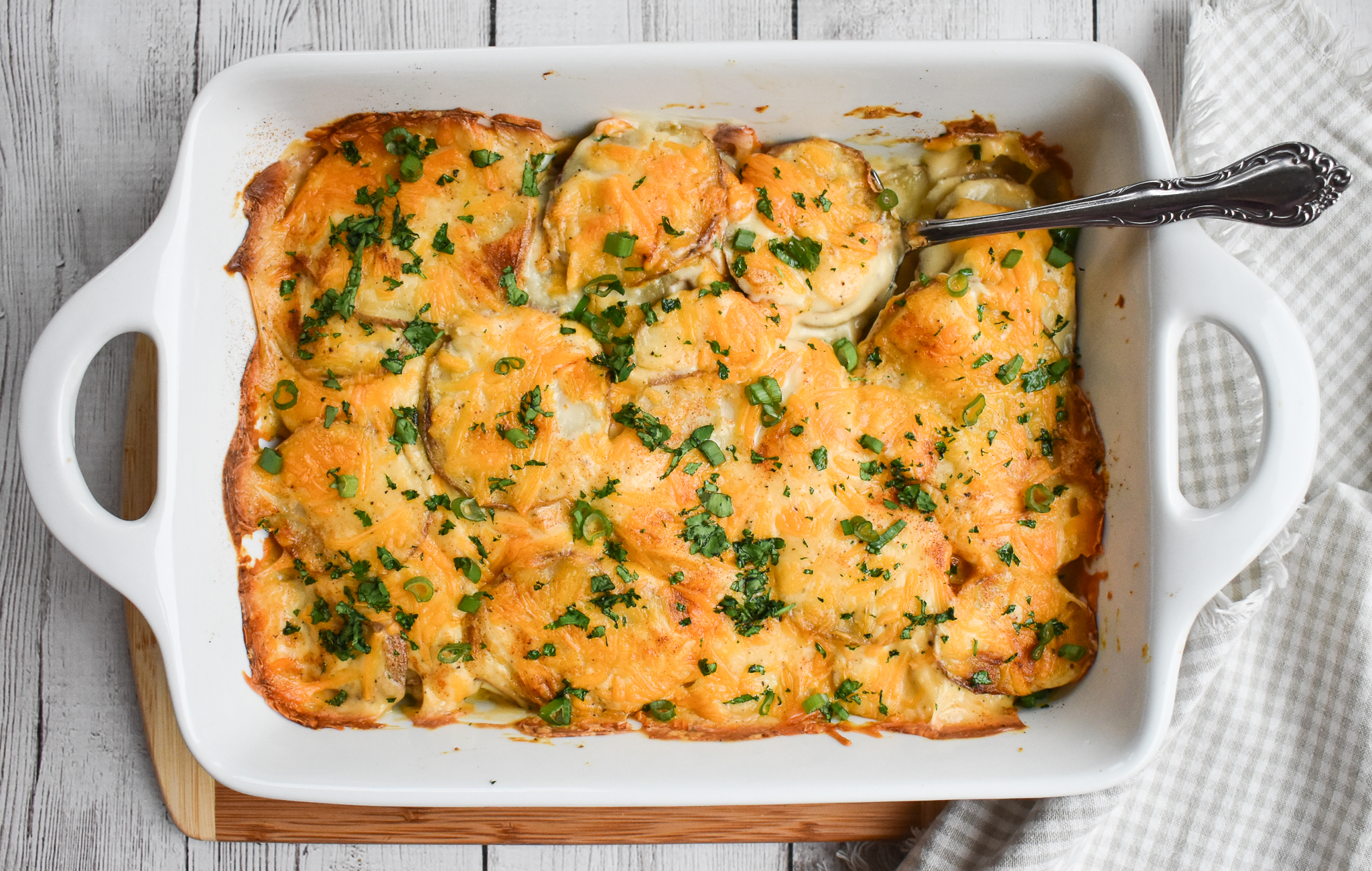 Cheesy Scalloped Potatoes (No Fail Recipe!) - The Chunky Chef