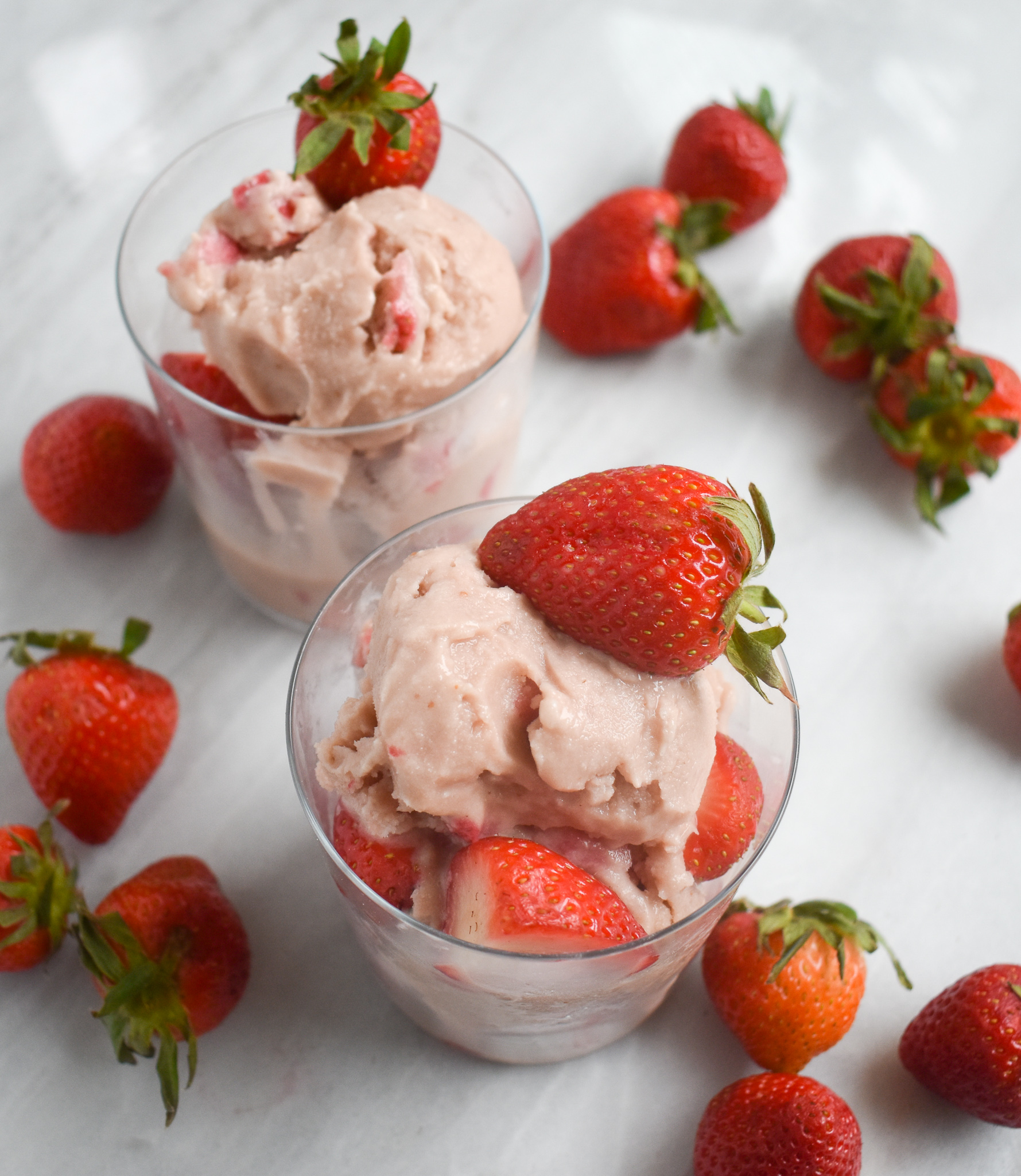 Creamy Low Fodmap Strawberry Ice Cream