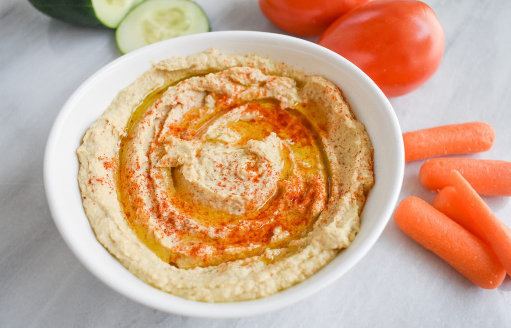 LowFODMAP Hummus Recipe (using canned chickpeas); Glutenfree, Vegan