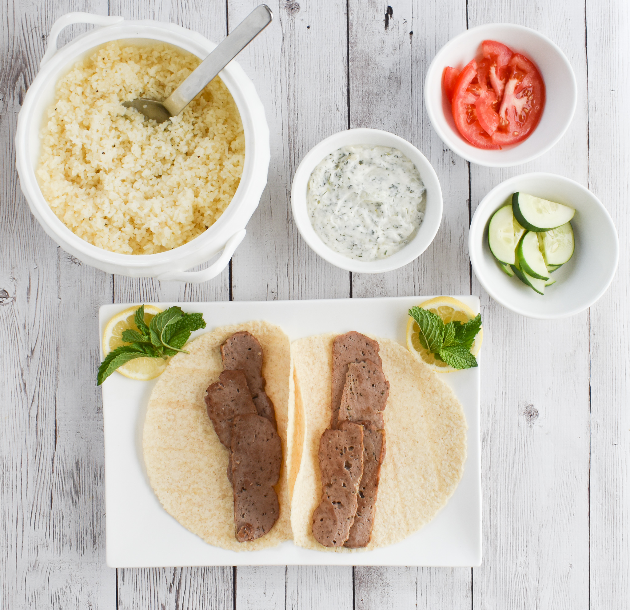 Low-FODMAP Greek Lamb Gyros: Gluten-free