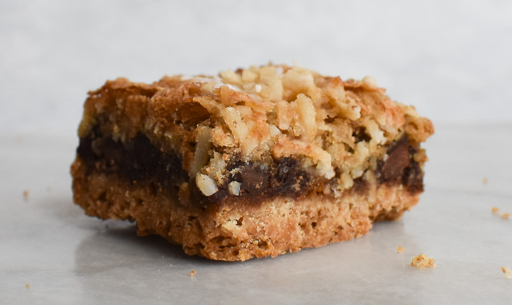 low fodmap dream bar square close up