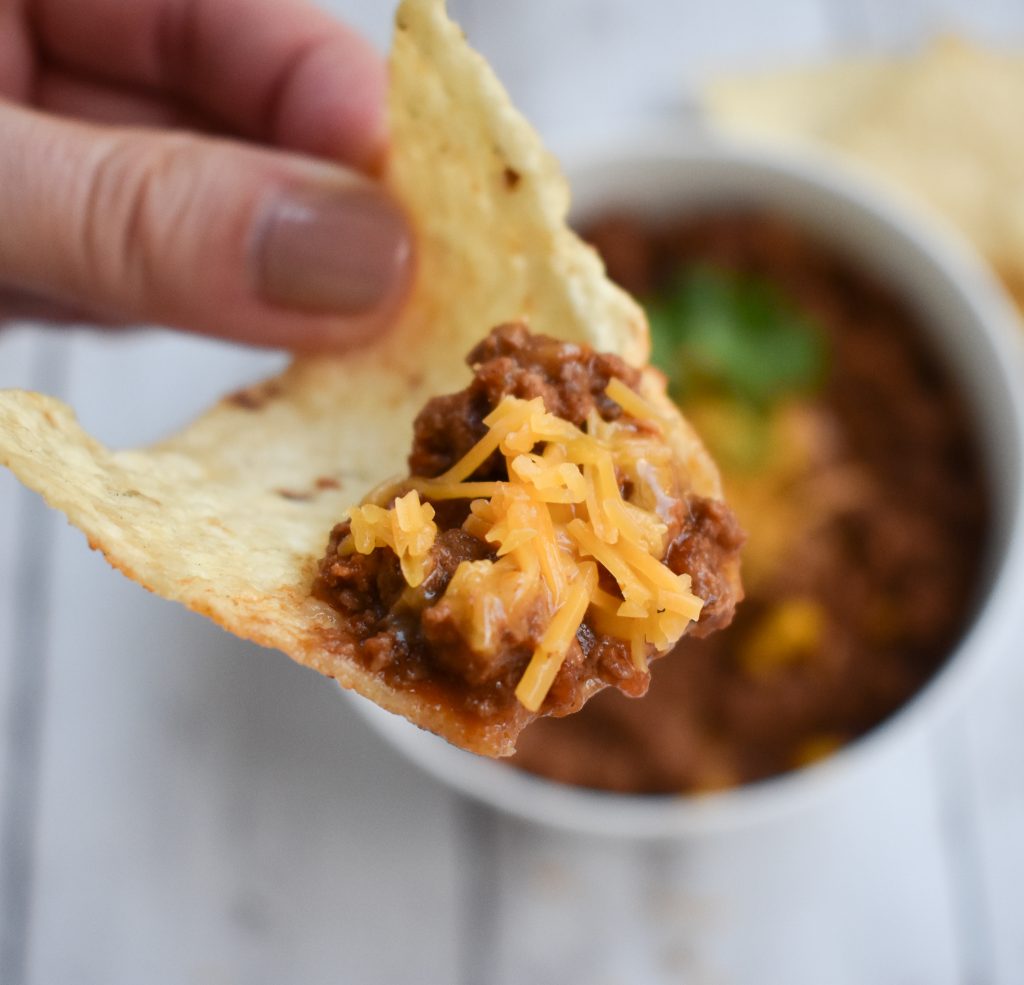 Touchdown LowFODMAP Chili recipe using Slow Cooker; Glutenfree