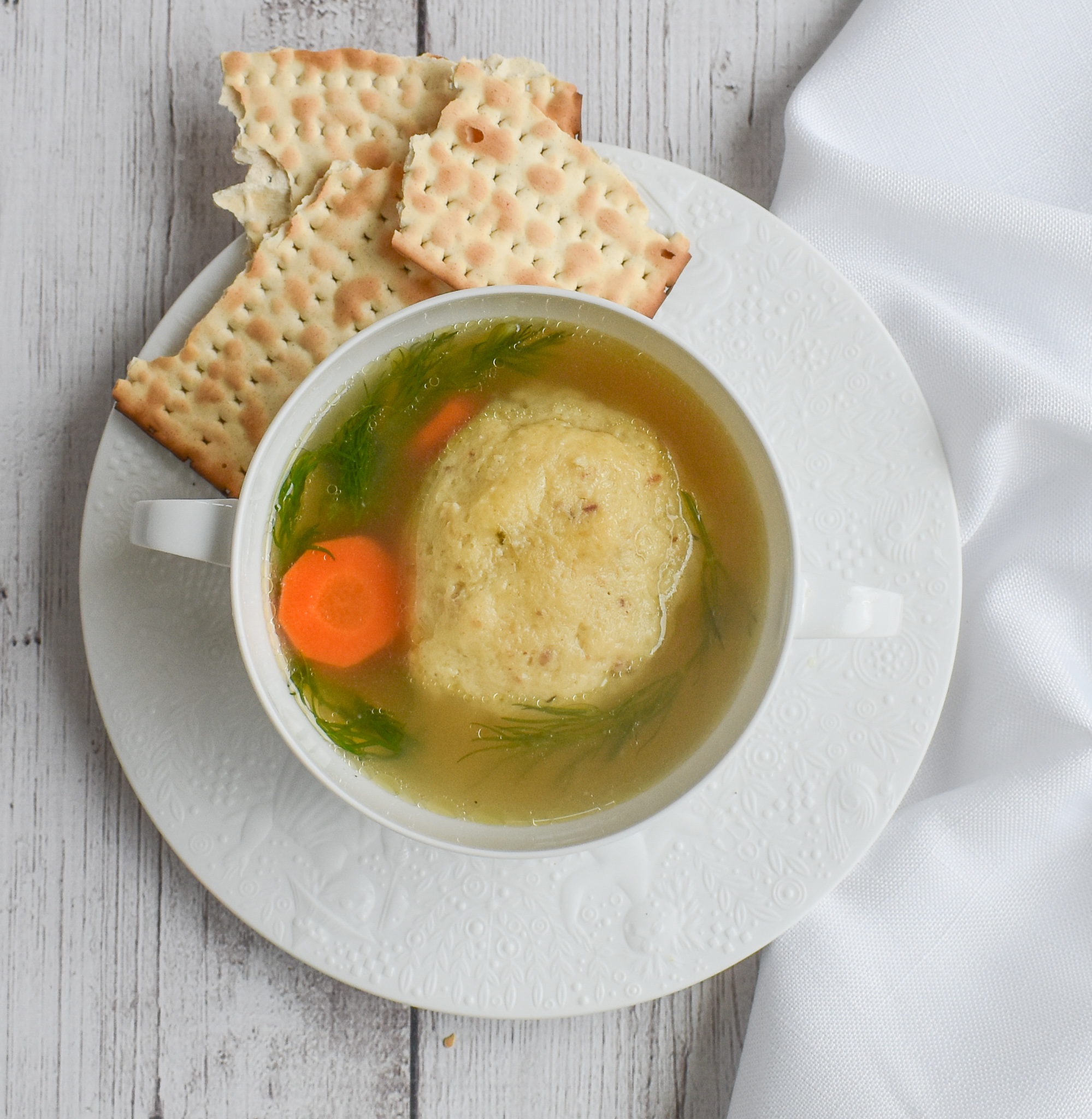 Faster Matzo Ball Soup - Peanut Blossom