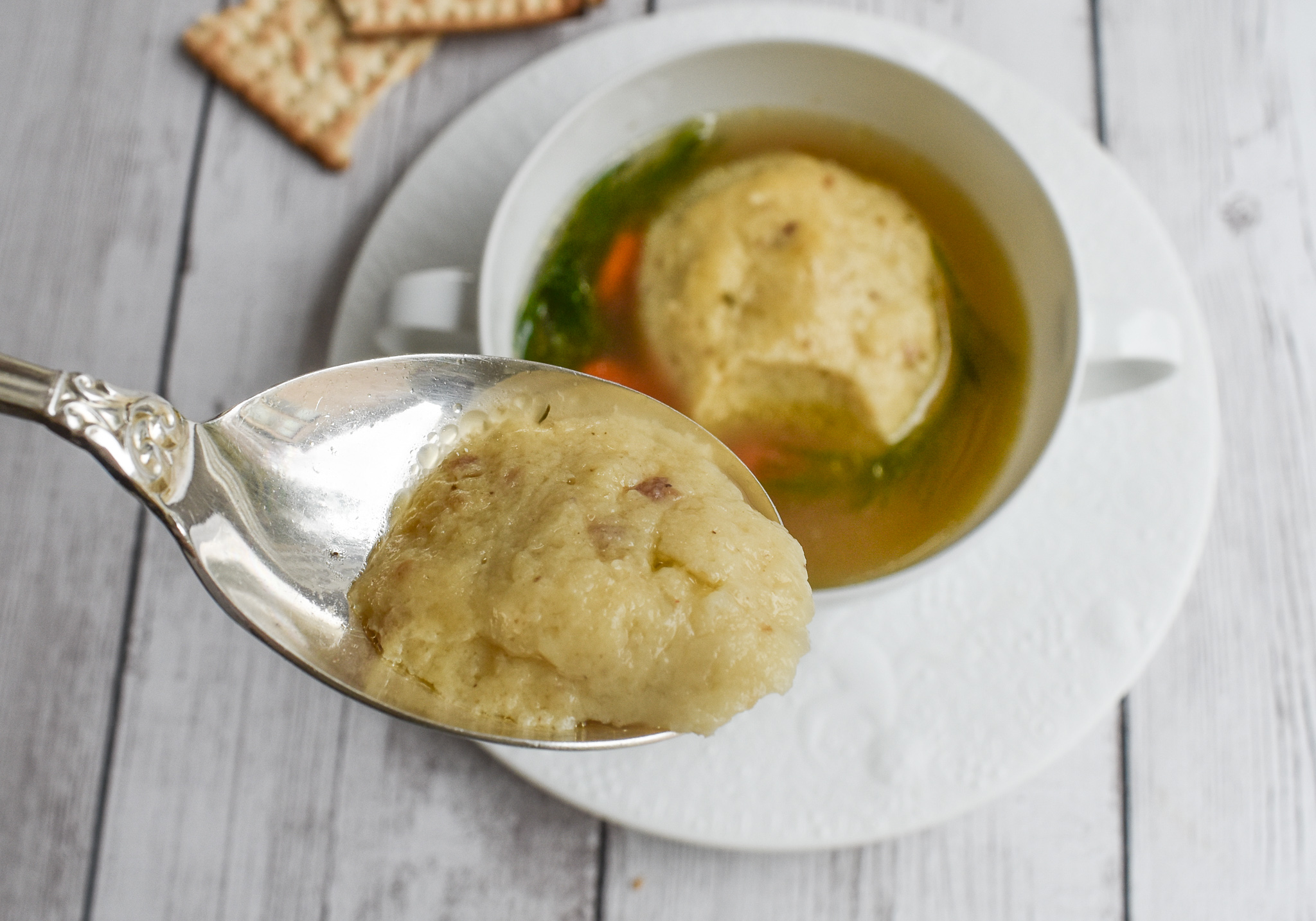 Faster Matzo Ball Soup - Peanut Blossom