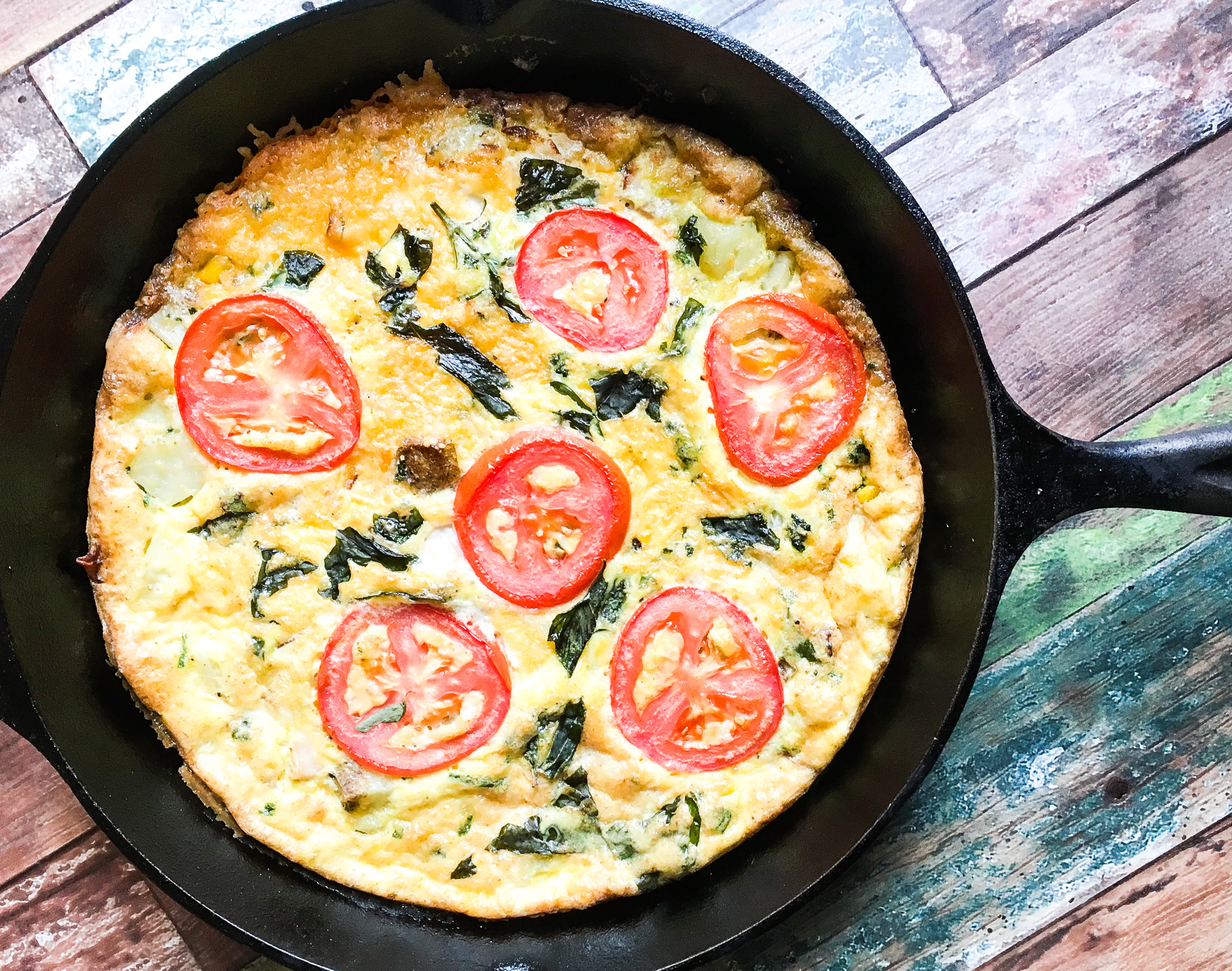 Sensational LowFODMAP Bacon, Spinach & Basil Frittata Recipe; Gluten