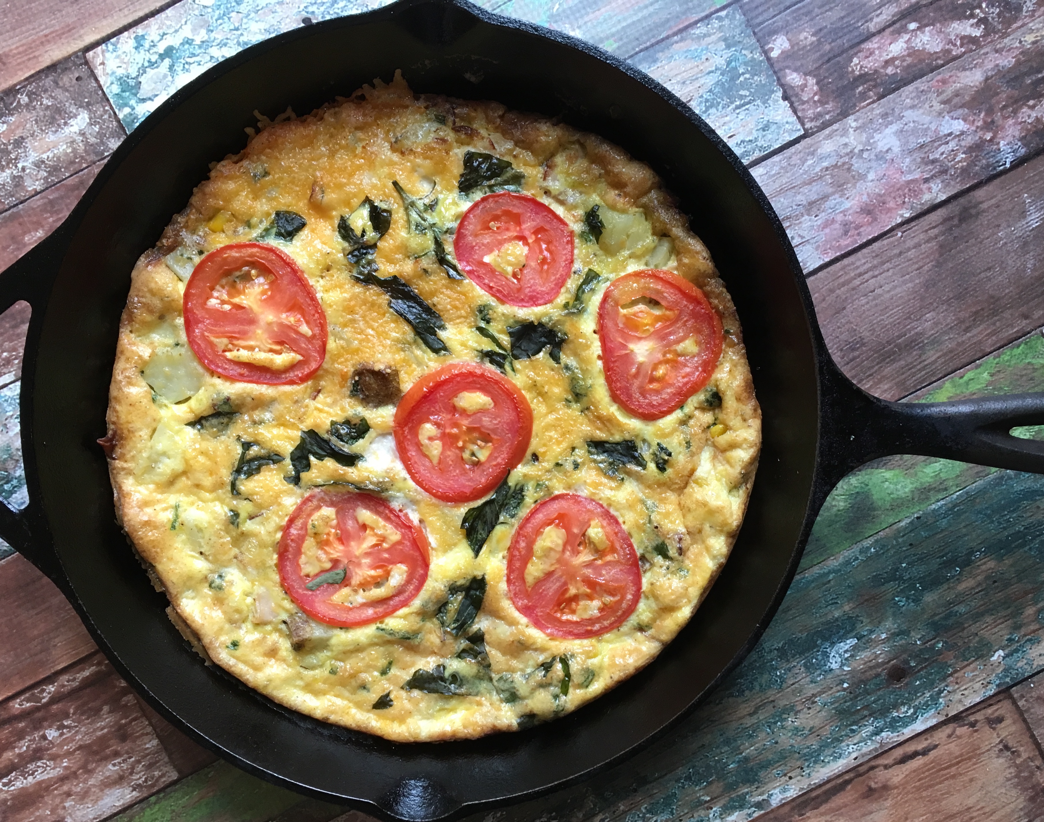 Sensational LowFODMAP Bacon, Spinach & Basil Frittata Recipe; Gluten