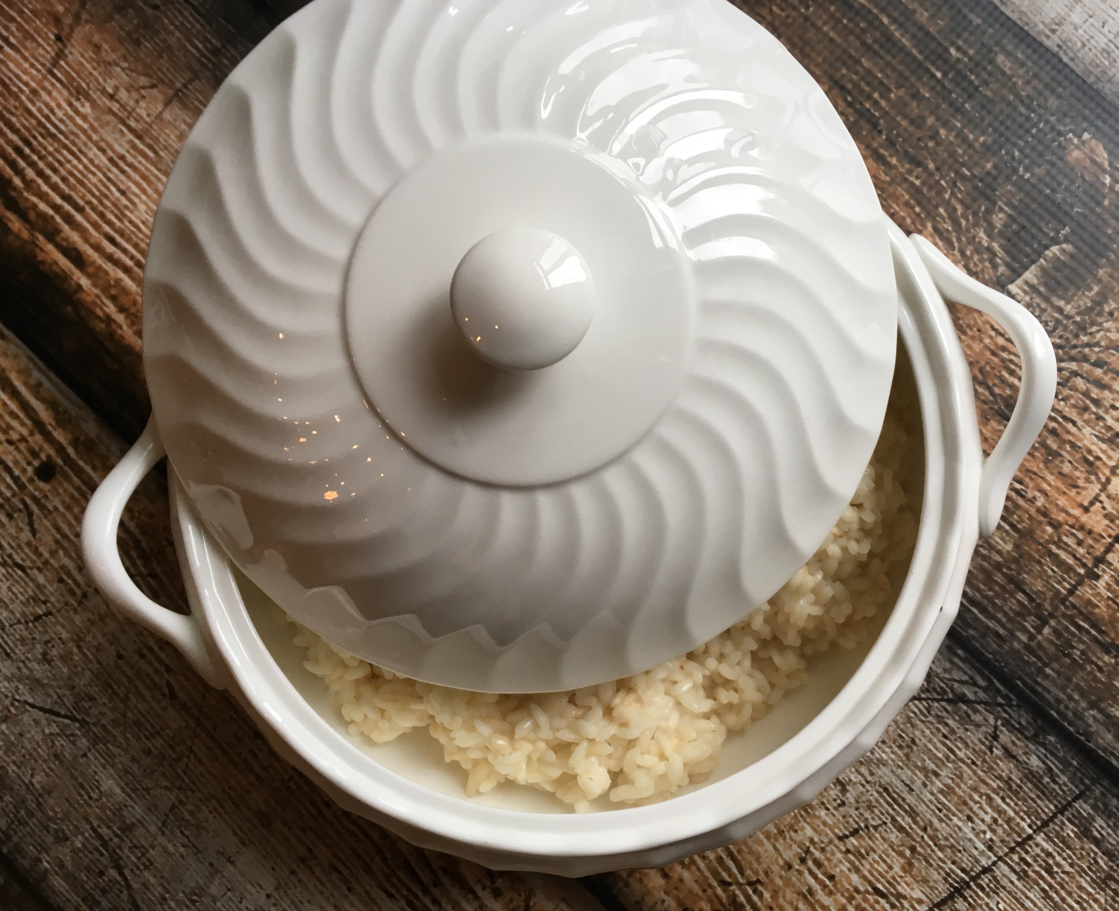 LowFODMAP White Wine Risotto; Glutenfree Rachel Pauls Food