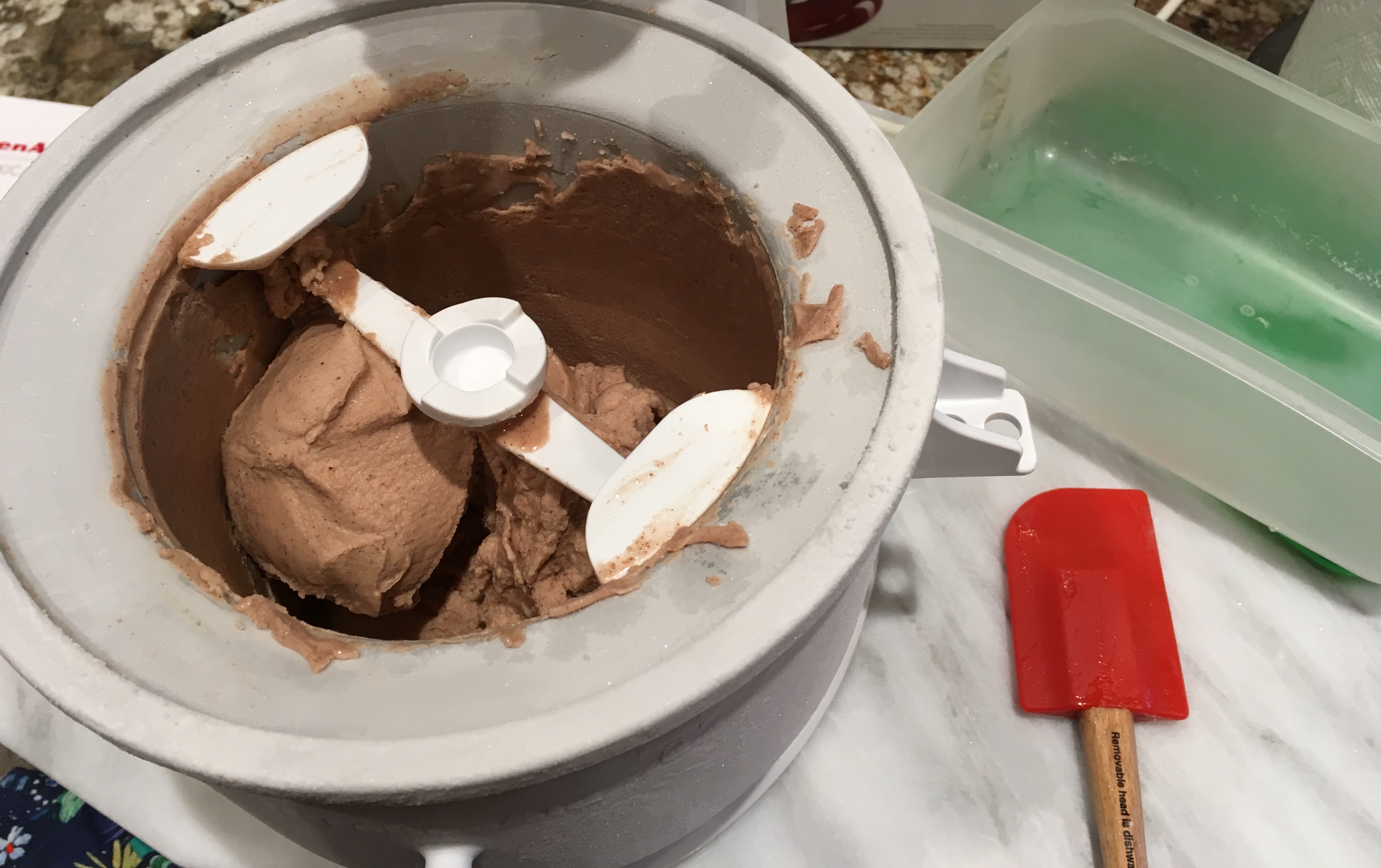 LowFODMAP Cinnamon Spiced French Vanilla Ice Cream; Glutenfree, Dairy