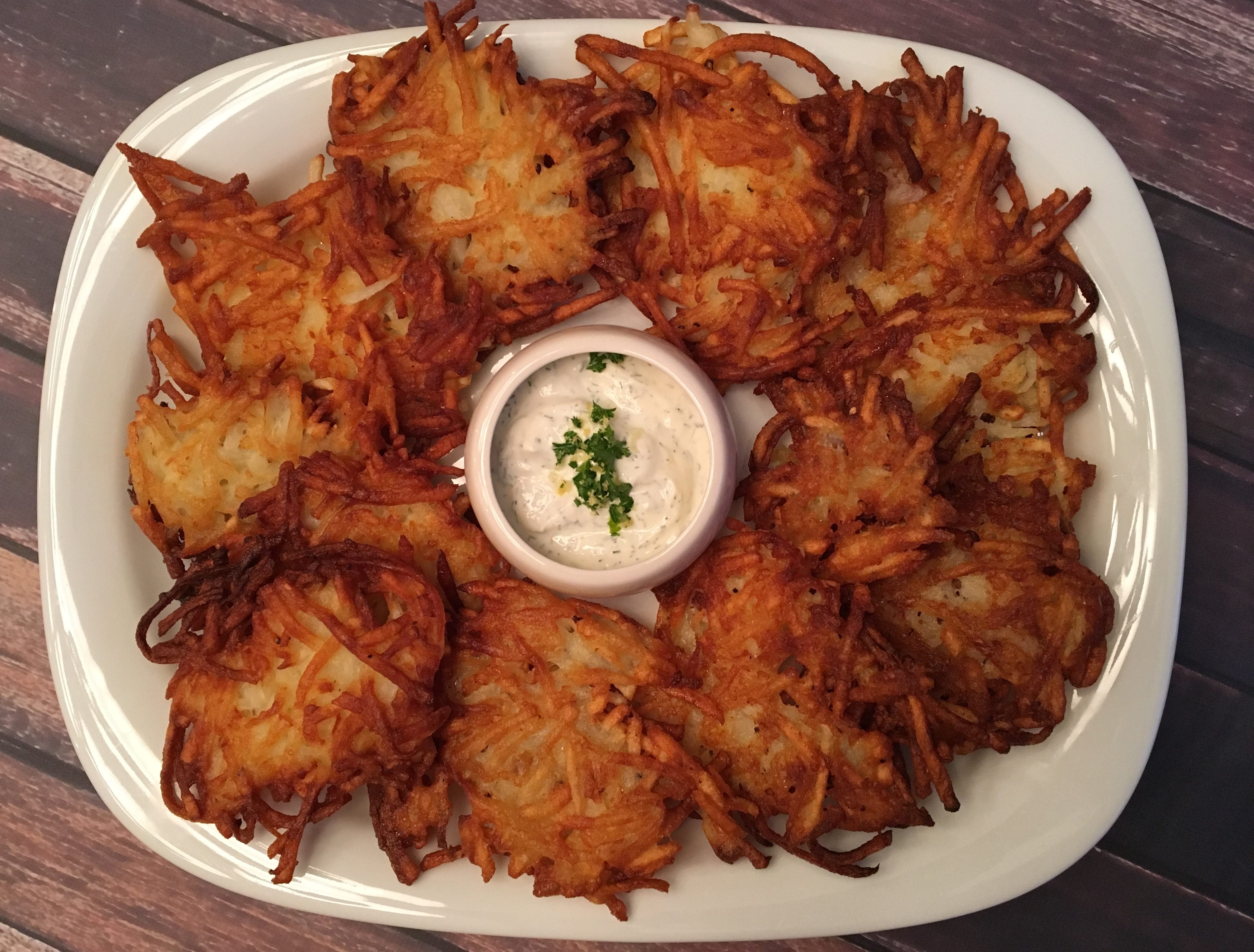 Sizzling LowFODMAP Potato Pancakes/Latkes; Glutenfree, Dairyfree