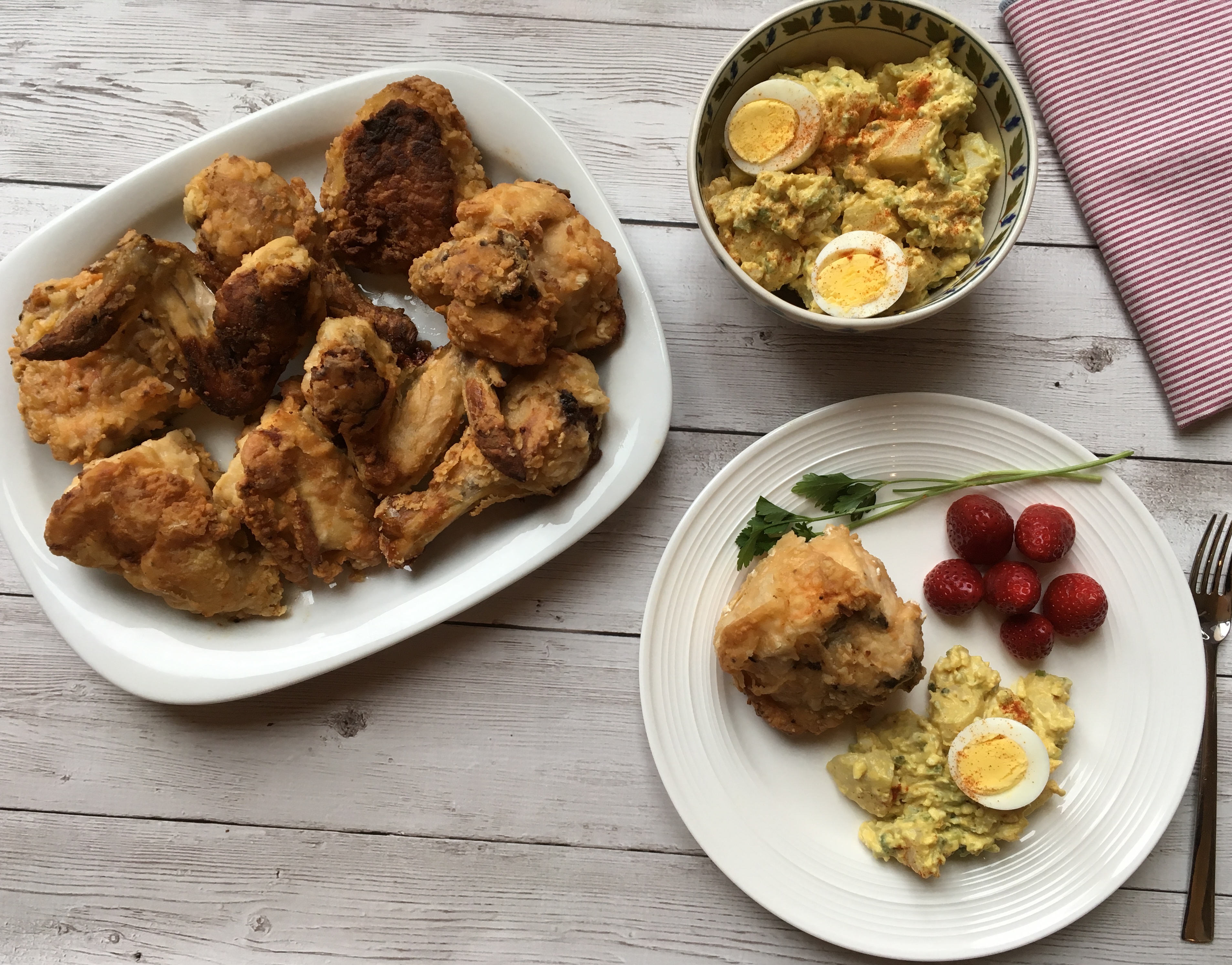 Crispy LowFODMAP Fried Chicken; Glutenfree Rachel Pauls Food