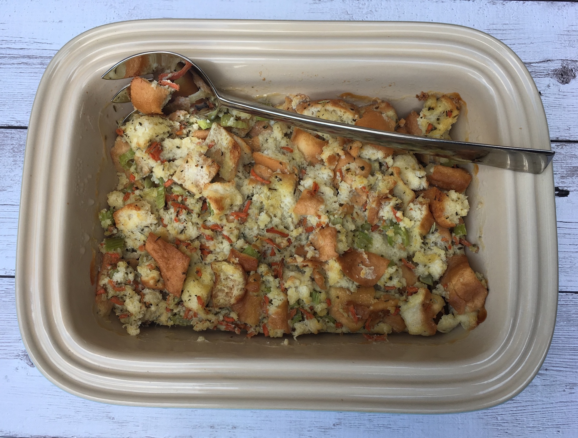 Savory LowFODMAP Stuffing/Dressing Recipe; Glutenfree, Dairyfree