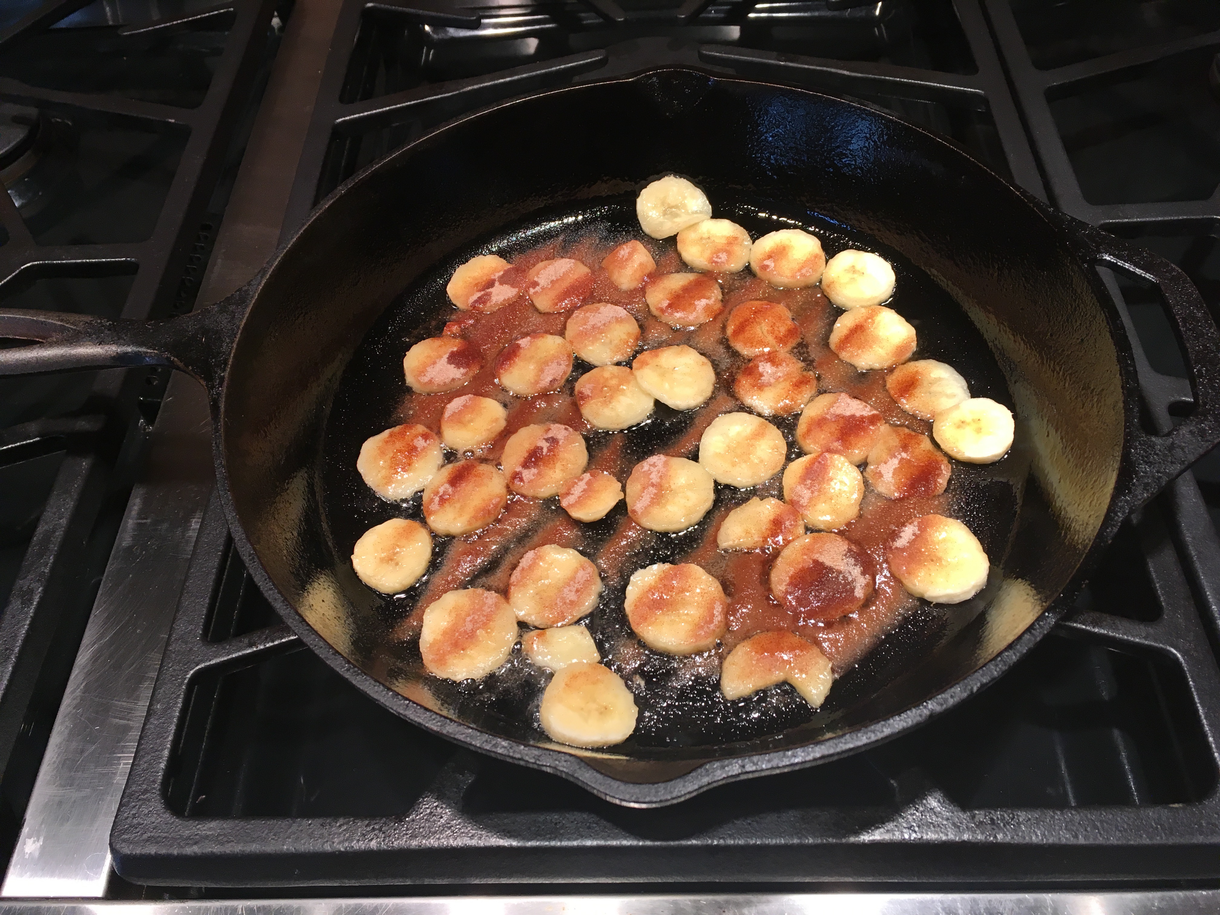 Blissful LowFODMAP Baked Banana & Cinnamon Pancake; Glutenfree, Dairy