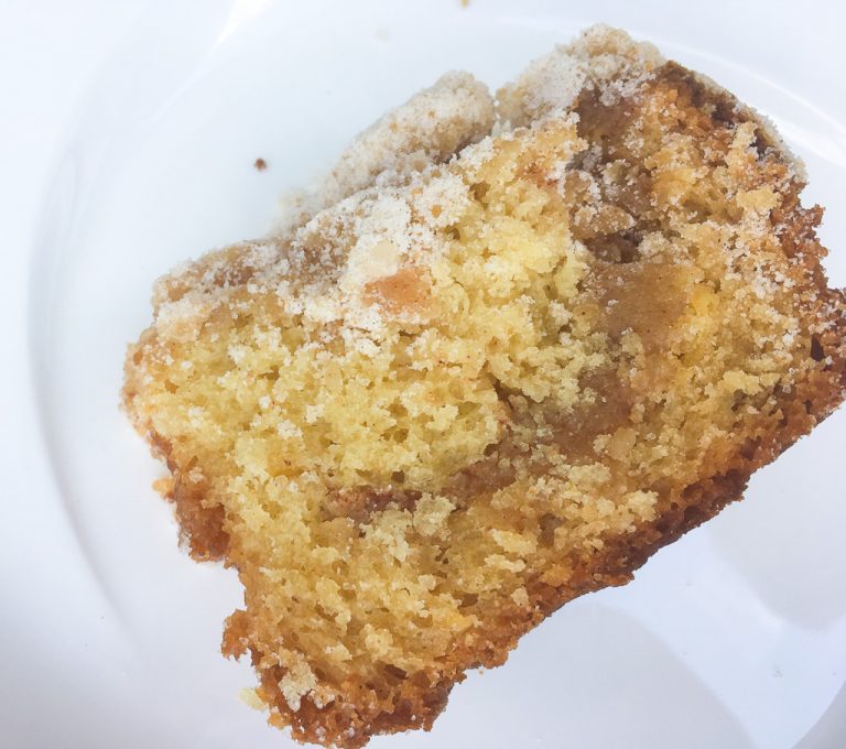 LowFODMAP Starbucks 'Copycat' Coffee Cake with Cinnamon Swirl and