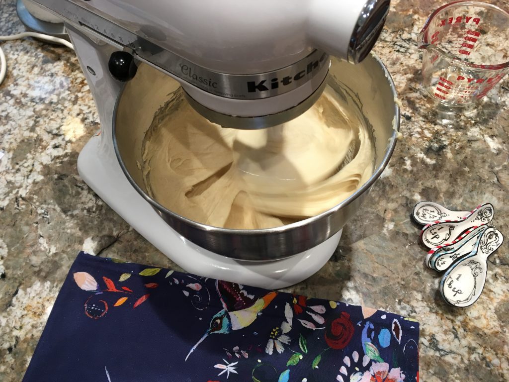 Maple Egg Bread - wet mix